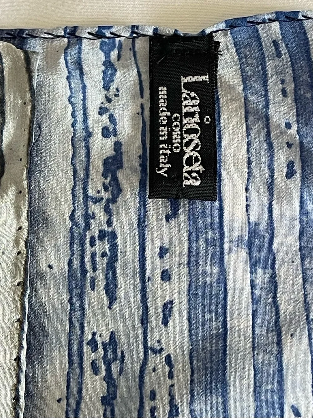 Larioseta 100% Silk Scarf made in Italy